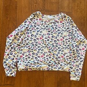 Size XL Stripe and Stare long sleeve pajama top